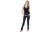 Foto 1 van Tex4net Damesjeans skinnyjeans, zwart/black  mt26/27