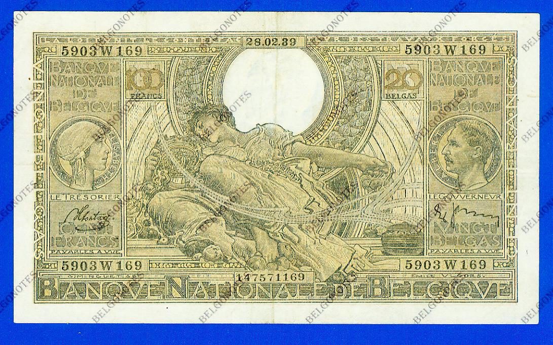 100 Francs Type Vloors 1939 * Lot 1902611169