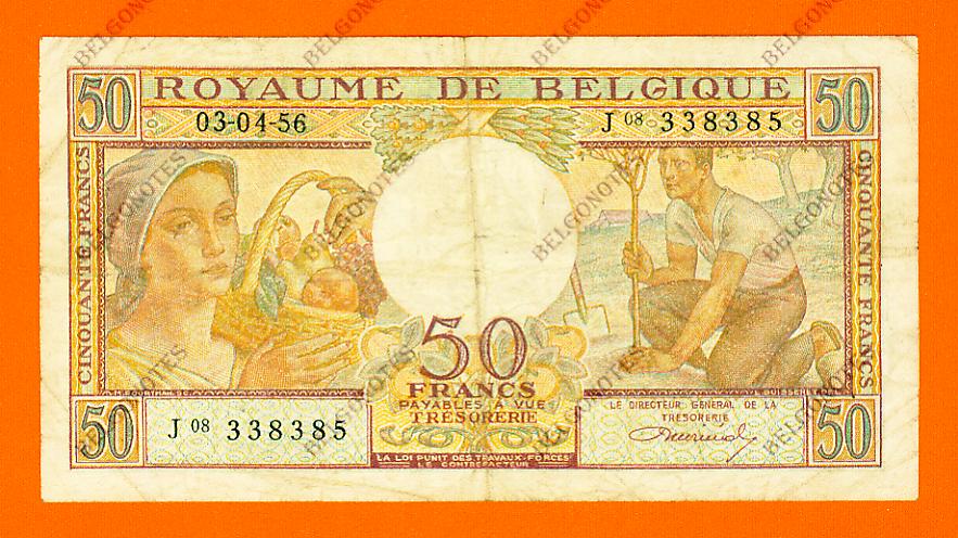 50 Francs Type Buisseret 03-04-1956* Lot 1902618385
