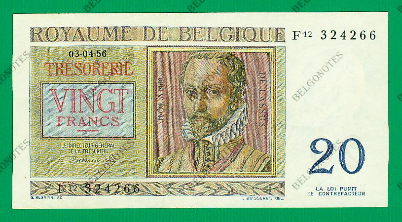 20 Francs type Regnier*03-04-1956*Lot 1902614266