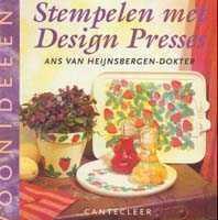 Stempelen met design presses, door ans van heijnsbergen
