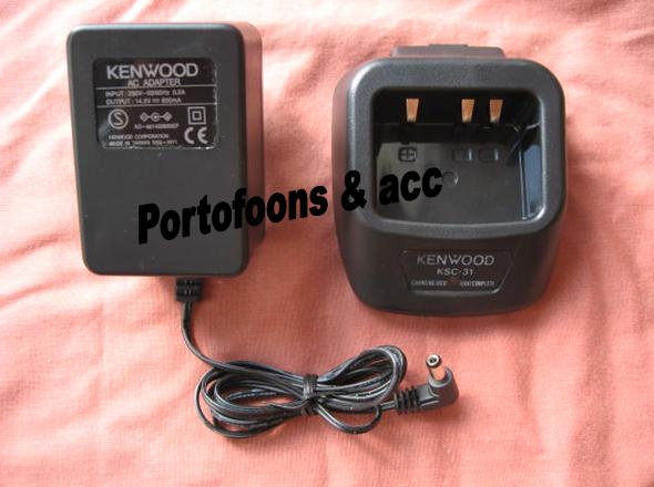 KSC-31 lader voor Kenwood TK-3201 / KNB-29 