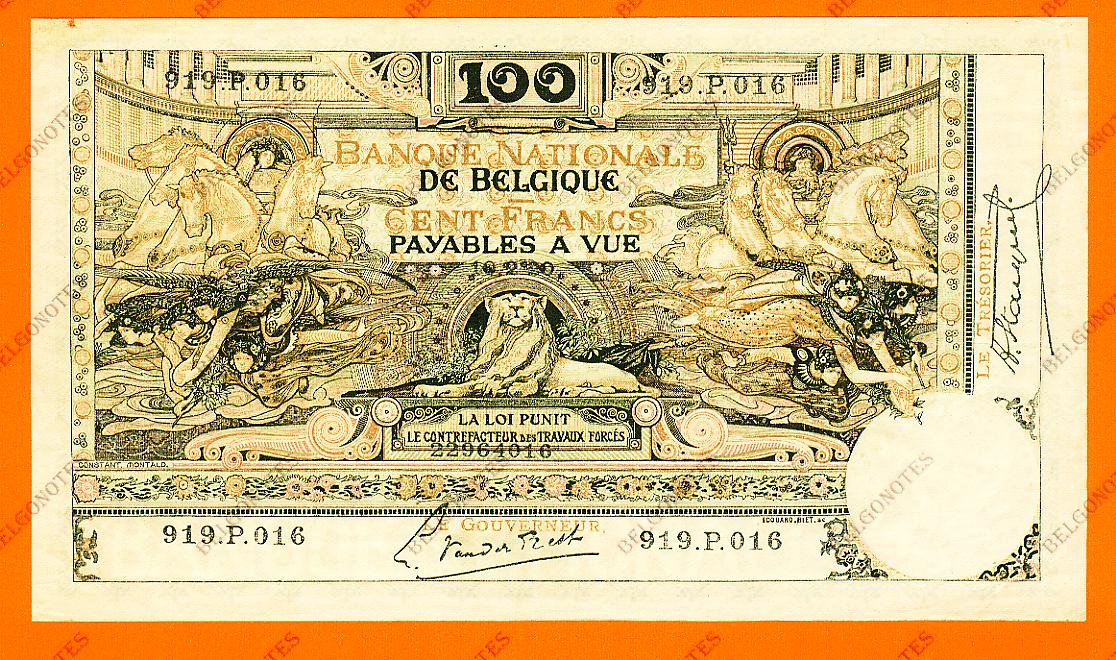 100 Francs Type Montald*10-02-1920*Lot 1902614016