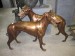 Foto 1 van bronzen winhonden