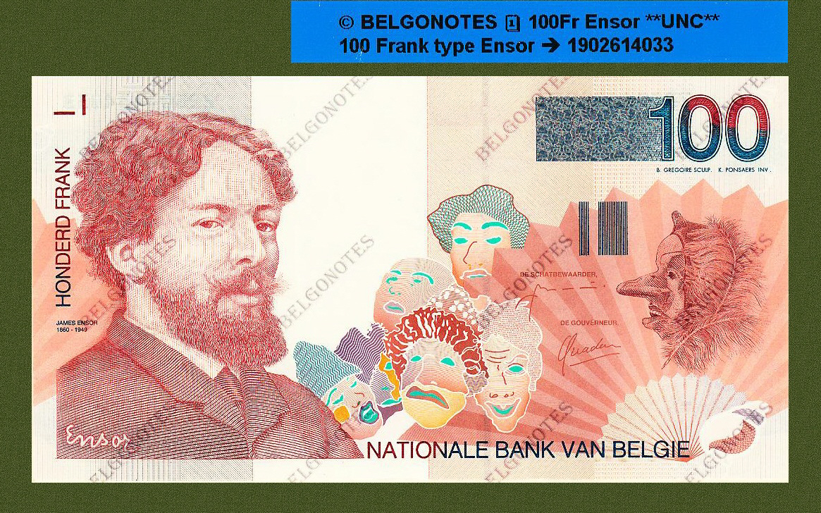 100 Francs Type Ensor**UNC**Lot 1902614033