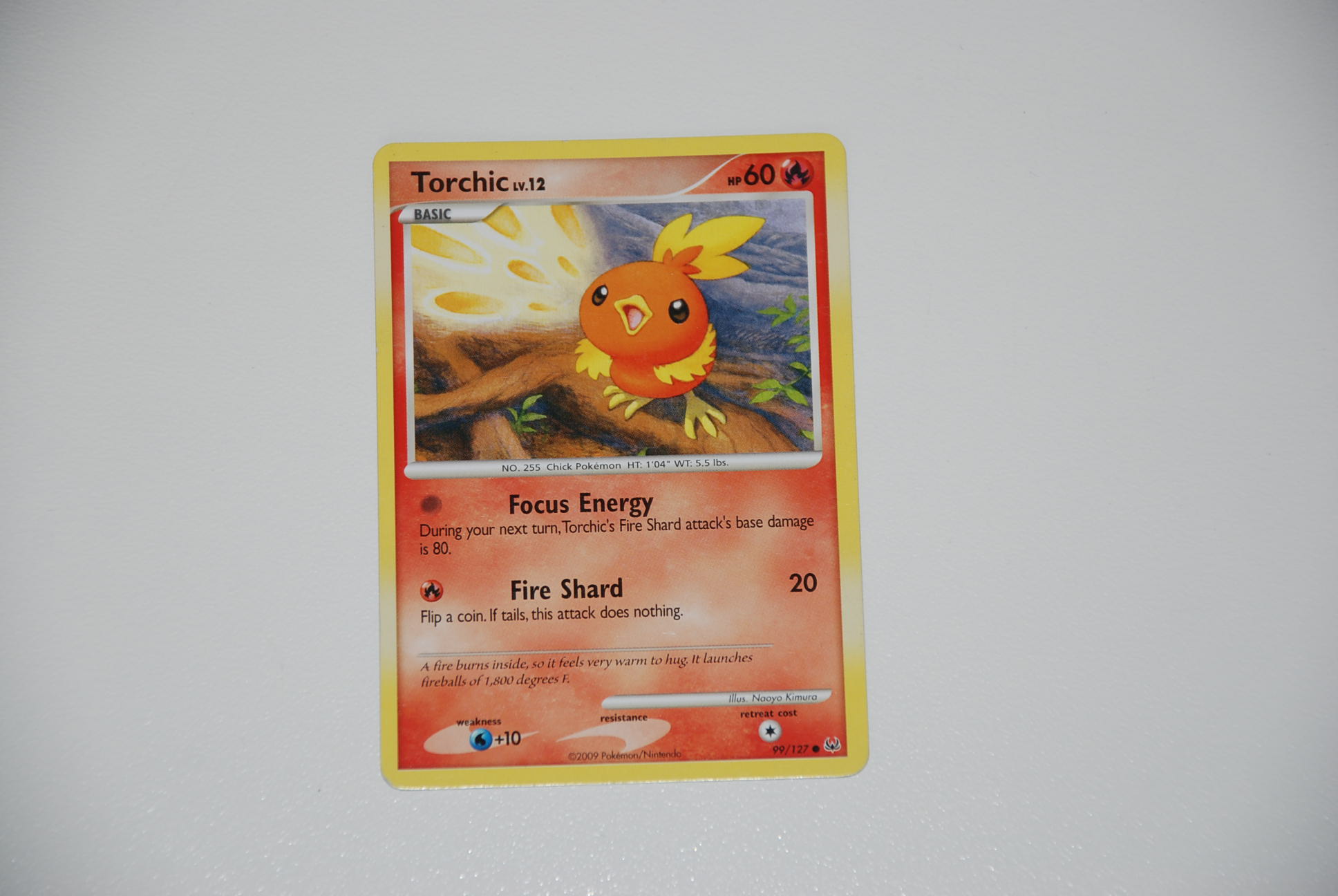 pokemon kaart torchic lv 12