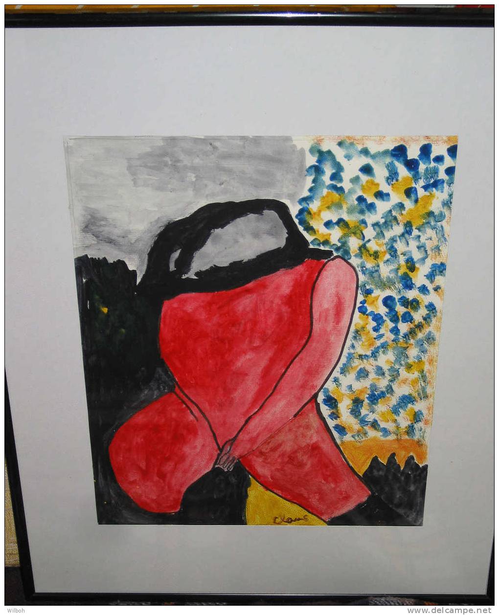 Hugo Claus- Vrouw in het rood
