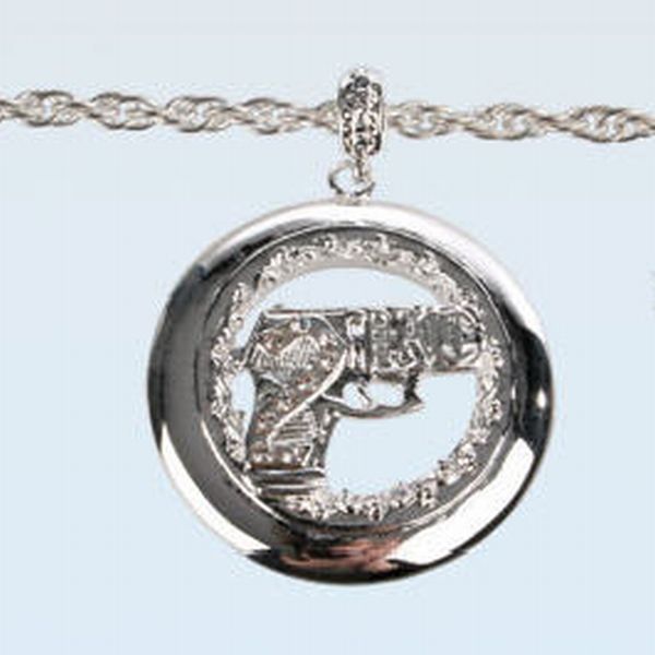 Bling Bling Halsketting Pistool