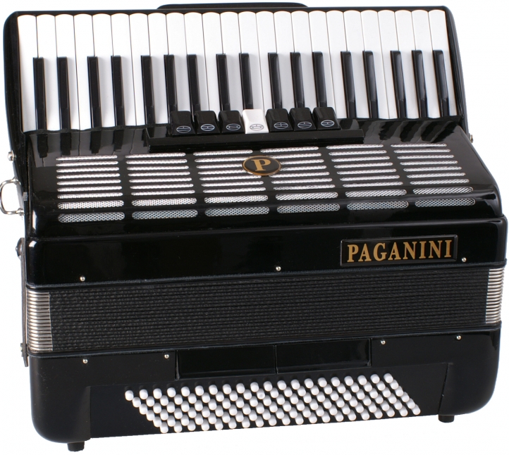 accordéon  PAGANINI 12Obas, 9reg,  SPLINTERNIEUW 