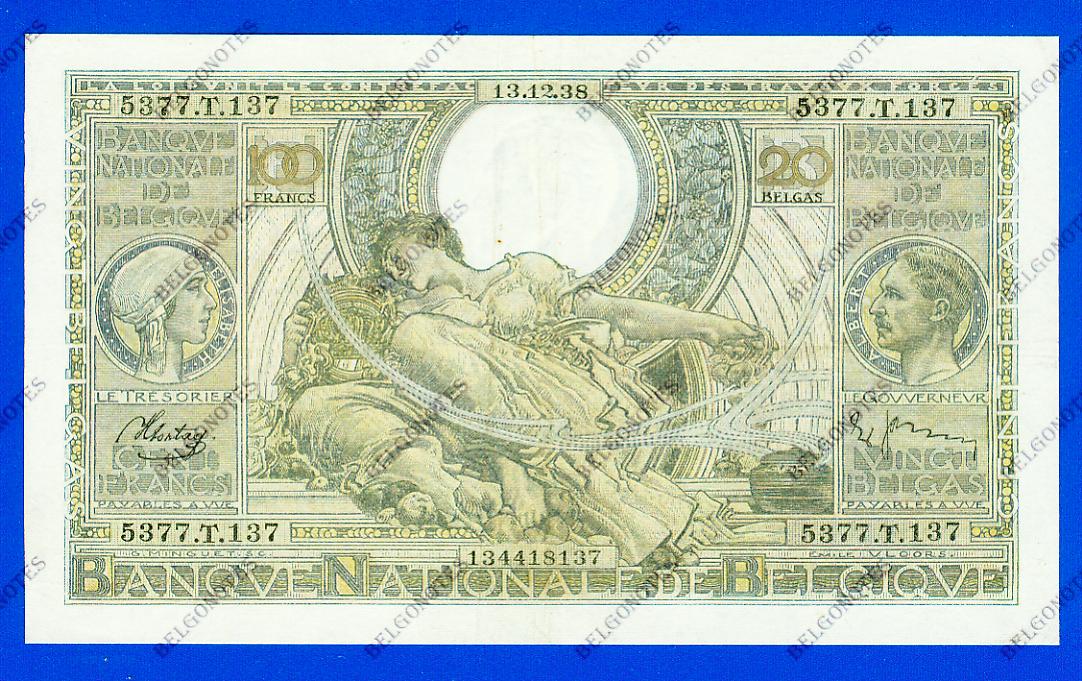 100 Francs Type Vloors 1938 * Lot 1902618137