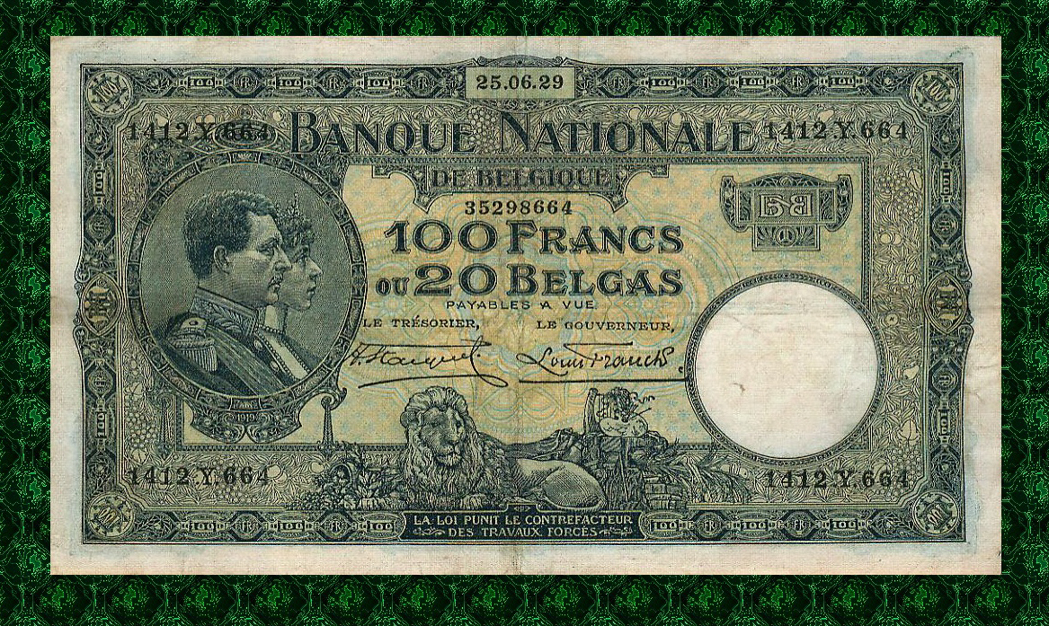 100 Francs Type Nat. reeks 1929*Lot 1902618664
