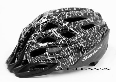 selev helm zenith zwart/zilver maat m