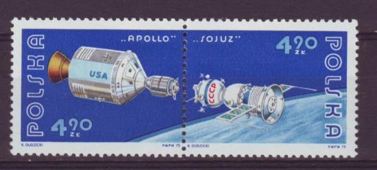 Polen nrs. 2387/88 Ruimtevaart 
