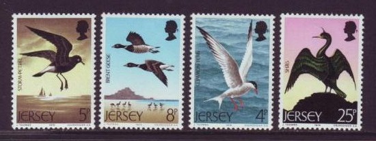 Jersey postfris nrs. 118/20 