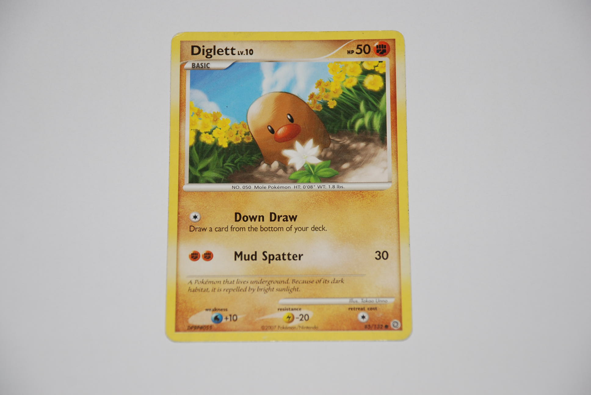 pokemon kaart diglett lv10