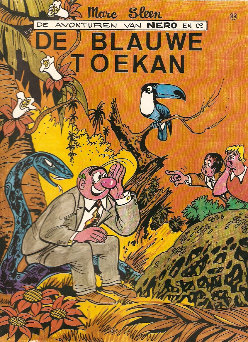 Oude nerostrip 49 De blauwe toekan