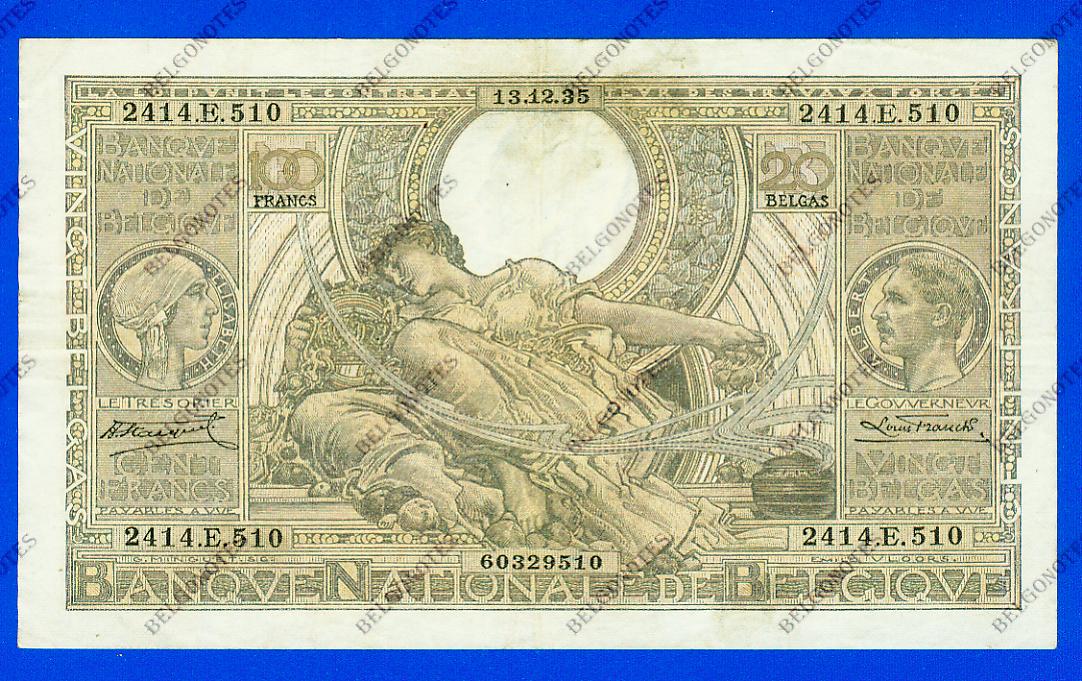 100 Francs Type Vloors 1935*Lot 1902619510