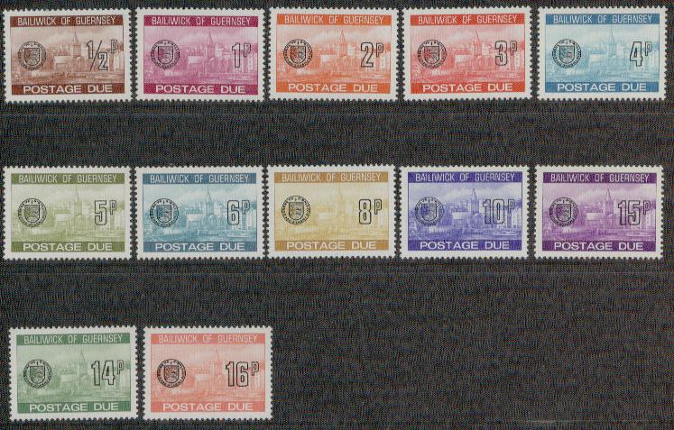 Geurnsey yvertnrs: taxe 18/29  postfris