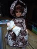 Foto 1 van OUD POPJE MET BABY POPJE VAN CARLSON DOLLS