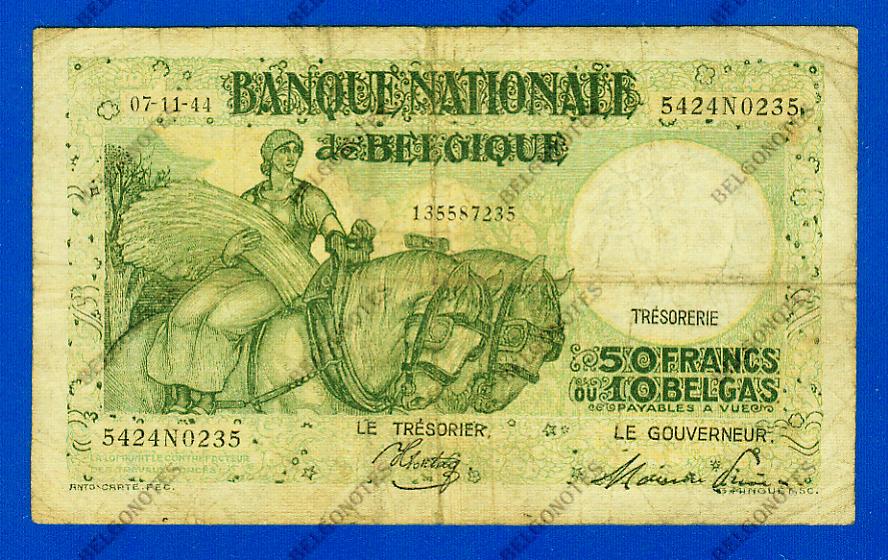 50 Francs Type Anto carte 07-11-1944*.Lot 1902610235