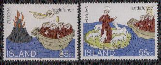 Ysland yvertnrs: 753/54  postfris