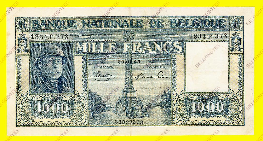 1000 Francs Type  Dynastie 1945 * Lot 1902619373