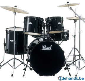 Pearl Forum FZ Black/5piece+hardware