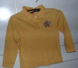 Gele polo met lange mouwen (mt 116)