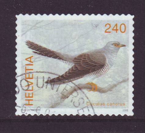 Postzegels Zwitserland gest. jaar 2006/7 