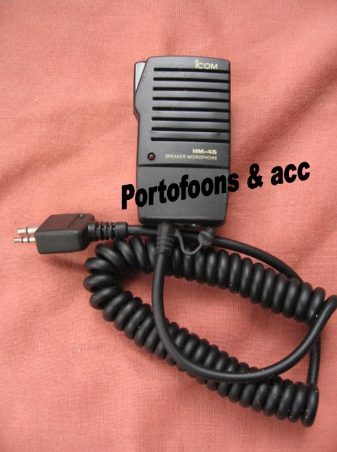 Luidspreker microfoon ICOM Motorola Cobra Vertex HM-46 