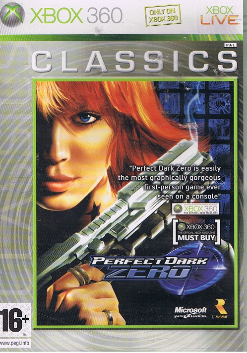 XBOX 360 GAME; Perfect Dark Zero Classics