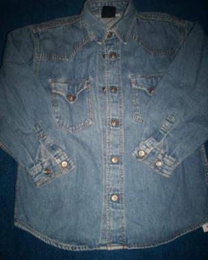 Jeans hemdje voor 5 jaar, Benetton maat S