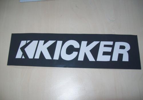 Nieuwe GROTE sticker KICKER "TOP!"