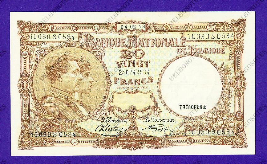 20 Francs Type '1919' *1943*Lot 1902610534