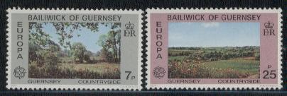 Geurnsey yvertnrs: 142/43  postfris