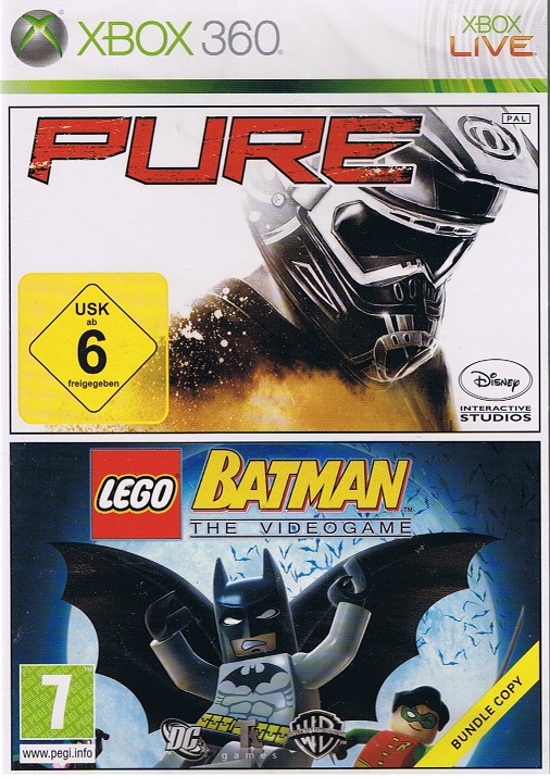 XBOX 360 GAME; Pure & Lego Batman