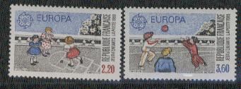 Frankrijk nrs:2584/85 postfris