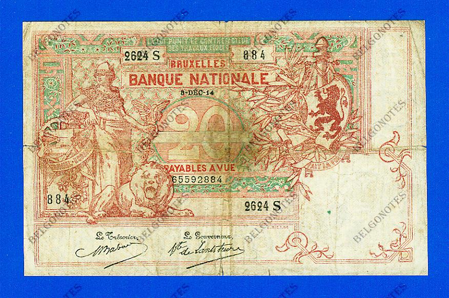 20 Francs Type Vermiljoen 1914 * Lot 1902611884