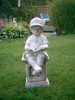 Foto 1 van Tuinbeelden Manneke op zuil 