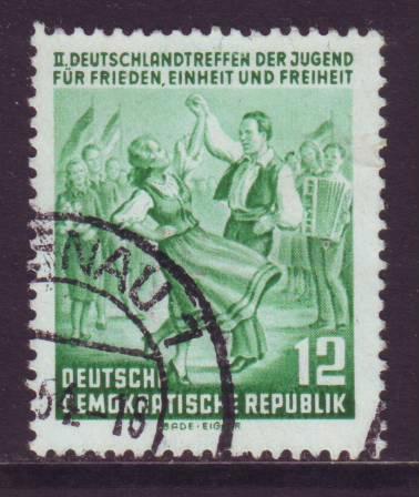 DDR gestempeld nr.166 