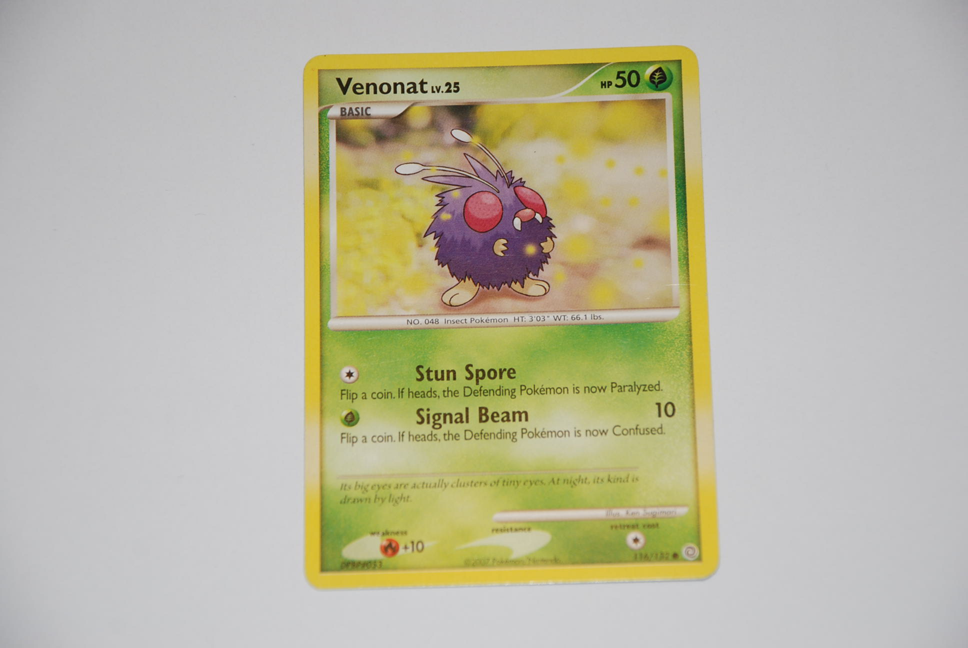 Pokemon kaart Venonat level 25
