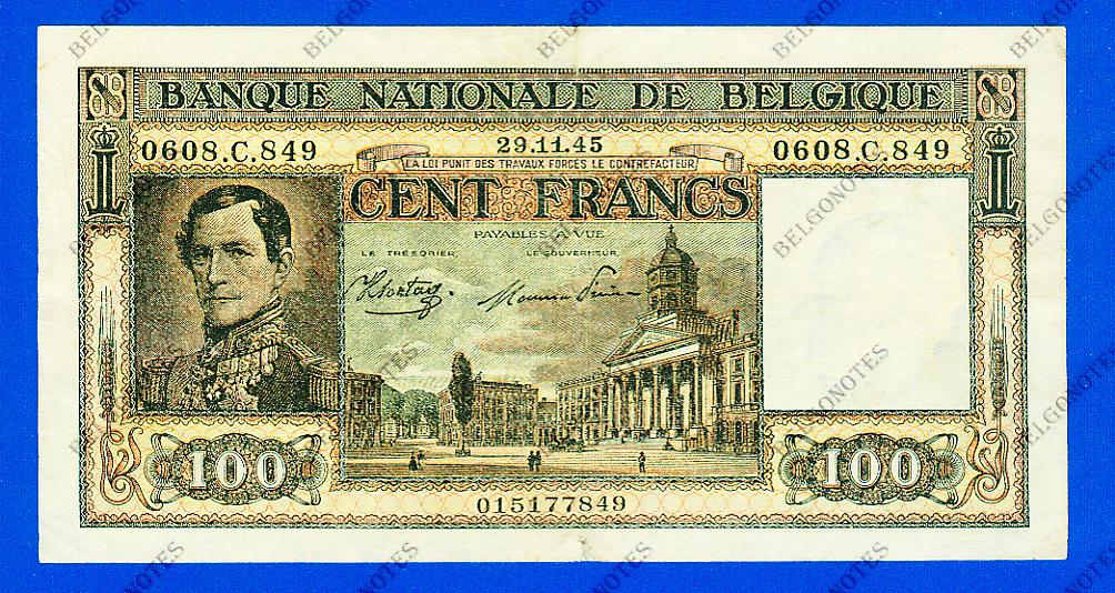 100 Francs Type Dynastie*1945*Lot 1902617849