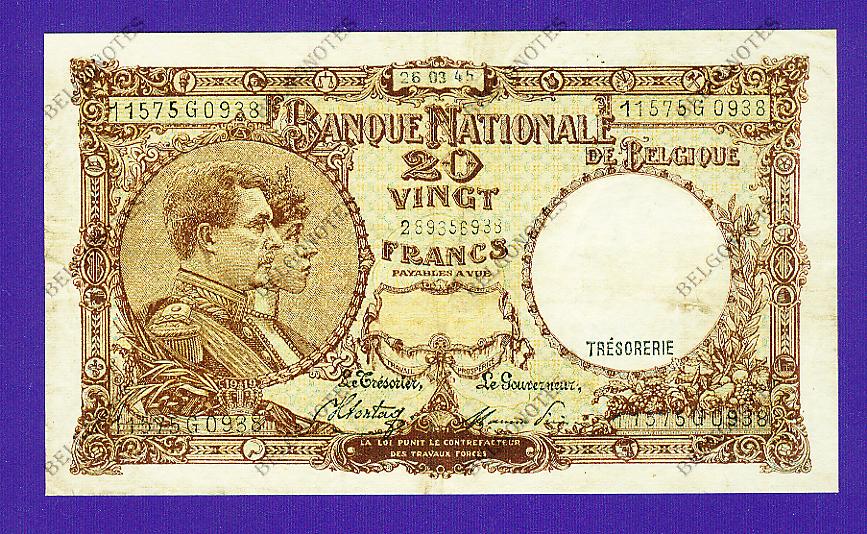 20 Francs Type '1919' *1945*Lot 1902610938