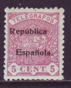 Spanje telegraafzegel nr. 66 