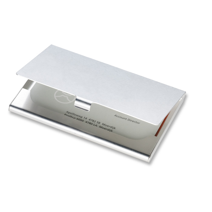 Visitekaarthouder aluminium