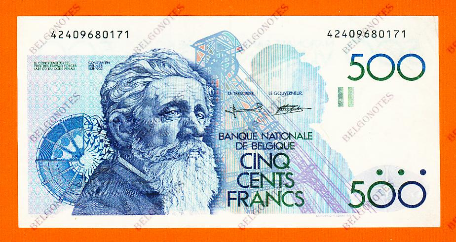 500 Francs Type Meunier * Lot 1902610171