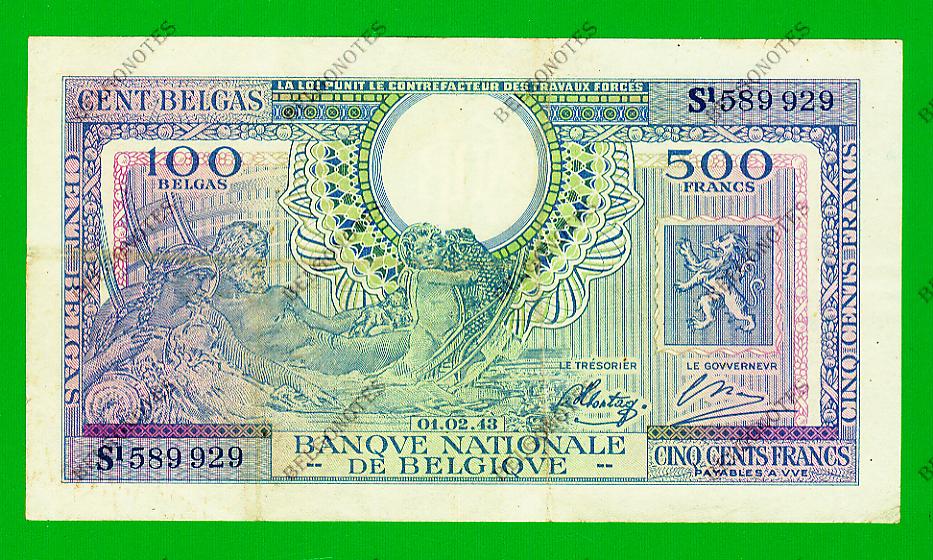 500 Francs Type Londen 1943*Lot 1902619929