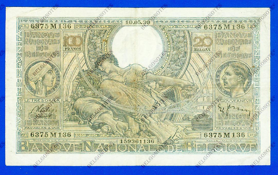 100 Francs Type Vloors 1939 * Lot 1902611136