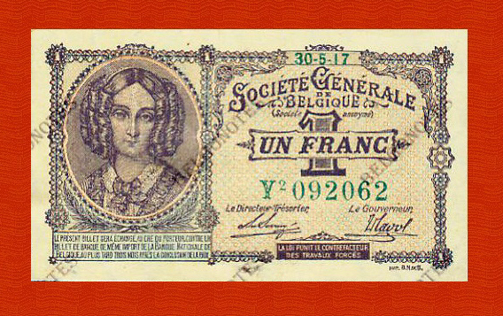 1 Franc Société Générale 1917 **ZFR !!!**Lot 1902612062