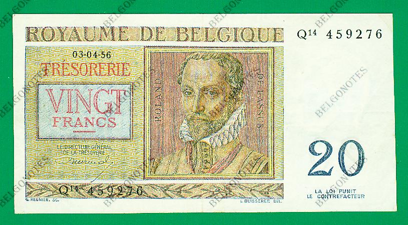 20 Francs type Regnier*03-04-1956*Lot 1902619276